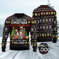 FUNSTUFFPRINT All I Want For Christmas Just Kidding I Want Bulldog Ugly Christmas Sweater, Dog Ugly Christmas Sweater, Ugly Dog Sweaters Ugly  Sweater