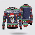FUNSTUFFPRINT Animal Santa Skull Ugly Christmas Sweater Festive and Trendy Holiday Apparel – Christmas Gifts For Frends Ugly  Sweater