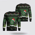 FUNSTUFFPRINT Army Sweater, US Army 10th Special Forces Group (10th SFG) Christmas Sweater  Ugly  Sweater
