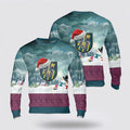 FUNSTUFFPRINT Army Sweater, US Army 12th Special Forces Group (12th SFG) Christmas Sweater  Ugly  Sweater