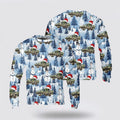 FUNSTUFFPRINT Army Sweater, US Army AVGP Cougar Christmas Sweater  Ugly  Sweater