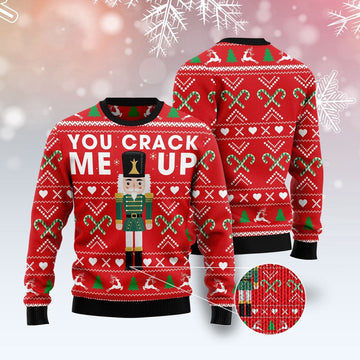 FUNSTUFFPRINT Awesome Nutcracker Ugly Christmas Sweater, Christmas Sweater, Ugly Sweater, Funny Xmas Sweaters Ugly Sweater