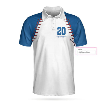 Custom Baseball Short Sleeve Custom Men Polo Shirt, Personalized Baseball Pattern Polo Shirt, Baseball Court Men Polo Shirt, Best Baseball Shirt For Men