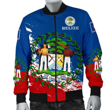 FUNSTUFFPRINT Belize Special Men's Bomber Jacket 3D Bomber Jacket