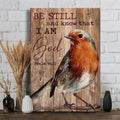 Bird Poster, Be Still And Know That, I Am God, Poster Decor Poster and Canvas