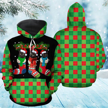FUNSTUFFPRINT 3D Black Cat Socks All Over 3D Hoodie and Zip Hoodie