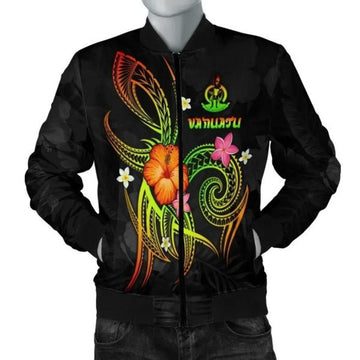 FUNSTUFFPRINT Bomber Jacket Vanuatu Polynesian - Legend of Vanuatu (Reggae) 3D Bomber Jacket