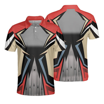 Bowling Men Polo Shirt - Bowling Red Polo Shirt, Bowling Shirt For Men - Perfect Gift For Friend, Family, Bowling Lovers