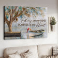 Cardinal Bird, Always On My Mind Forever In My Heart Poster and Canvas