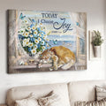 Cat Lover, Today I Choose Joy, Poster Decor Poster and Canvas