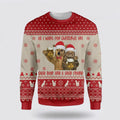 FUNSTUFFPRINT Cat All I Want For Christmas Are Good Beer And A Good Friend Ugly Christmas Sweater – Cat Lover Christmas Sweater Ugly  Sweater