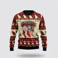FUNSTUFFPRINT Cat And Sock Xmas Ugly Christmas Sweater – Cat Lover Christmas Sweater Ugly  Sweater