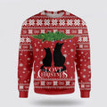 FUNSTUFFPRINT Cat Love Christmas Ugly Christmas Sweater – Cat Lover Christmas Sweater Ugly  Sweater