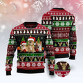 FUNSTUFFPRINT Chihuahua Group Beauty Ugly Christmas Sweater, Dog Ugly Christmas Sweater, Ugly Dog Sweaters Ugly  Sweater