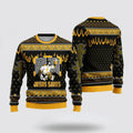 FUNSTUFFPRINT Christian Sweater, Jesus Saves Hockey Ugly Christmas Sweater, Jesus Christmas Sweater, Jesus Loves You Shirt Ugly  Sweater