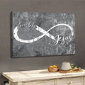 Christian Wall Art Love Like Jesus Wall Art Canvas Print, Christian Wall Decor - Religious Wall Decor