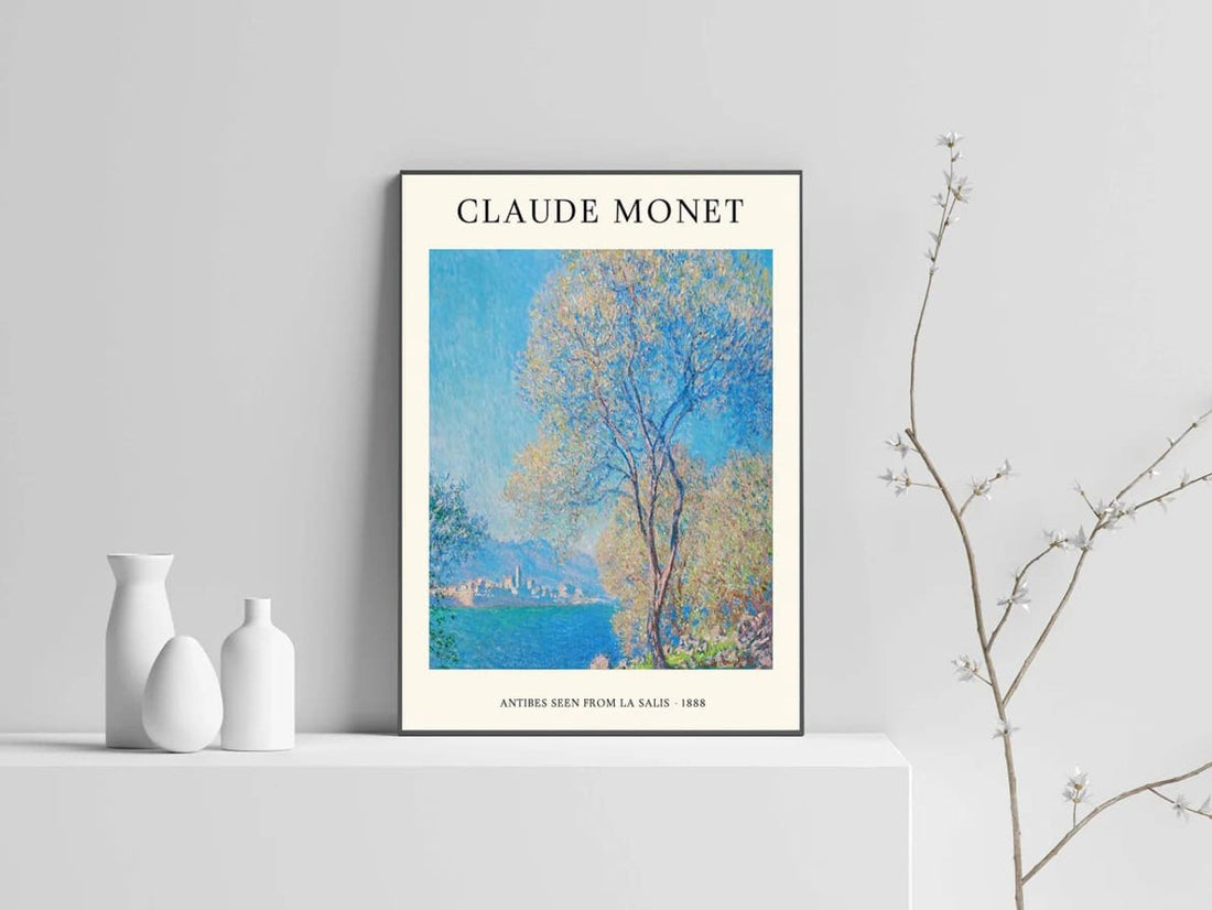 Claude Monet, Antibes Seen From La Salis 1888 Poster and Canvas