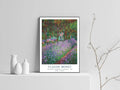 Claude Monet, Claude Monet, The Artist’s Garden At Giverny 1900, Paris France Poster and Canvas