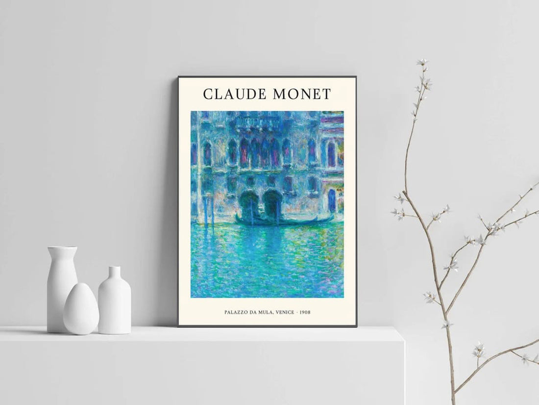 Claude Monet, Palazzo Da Mula, Venice 1908 Poster and Canvas