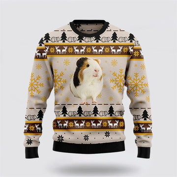 FUNSTUFFPRINT Cute Hedgehog Ugly Christmas Sweater Gift – Sweater Gifts For Pet Lover Ugly Sweater