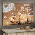 Dandelion Dog, Just Breathe, Poster Decor Poster and Canvas