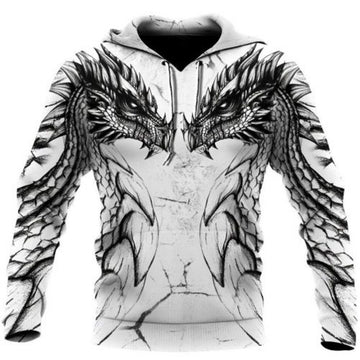 FUNSTUFFPRINT Dragon Tattoo 3D All Over Hoodie Gift For Dragon Lovers3D Hoodie and Zip Hoodie