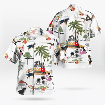 Entlebucher Mountain On The Beach Unisex Hawaiian Shirt, Summer gift, Hawaiian Shirts for Men, Aloha Beach Shirt