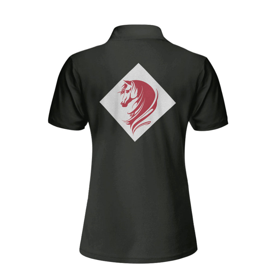 Custom Personalized Equestrian Color Block Women Polo Shirt, Horse Riding Custom Short Sleeve Polo Shirt For Ladies, Gifts for Horse Lovers And Equestrians