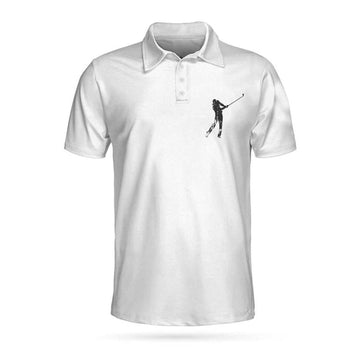 Golf Life Golf Club Is Important Choices Polo Shirt For Men, White Funny Golfing Polo Shirt
