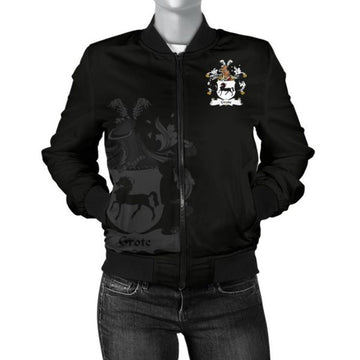 FUNSTUFFPRINT Grote Germany Men's Bomber Jacket - German Family Crest Bomber Jacket