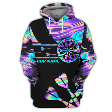 FUNSTUFFPRINT Personalized Name You Don't Have To Be A Beer, Drinker To Play Darts But It Helps 3D Hoodie and Zip Hoodie