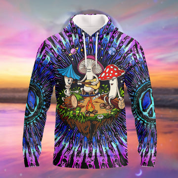 FUNSTUFFPRINT Hippie - Full Print HTL 3D Hoodie and Zip Hoodie