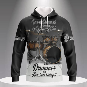 FUNSTUFFPRINT Grumpy Drummer - Hadn
3D Hoodie and Zip Hoodie