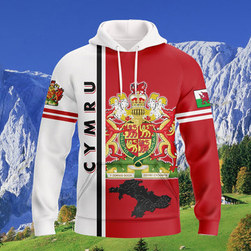 FUNSTUFFPRINT Cymru 3D Hoodie and Zip Hoodie