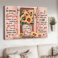 Hummingbird Sunflower, So Special In My Heart I Write In Love Thinking Of How Great You Are On How You Always There For Me Poster and Canvas