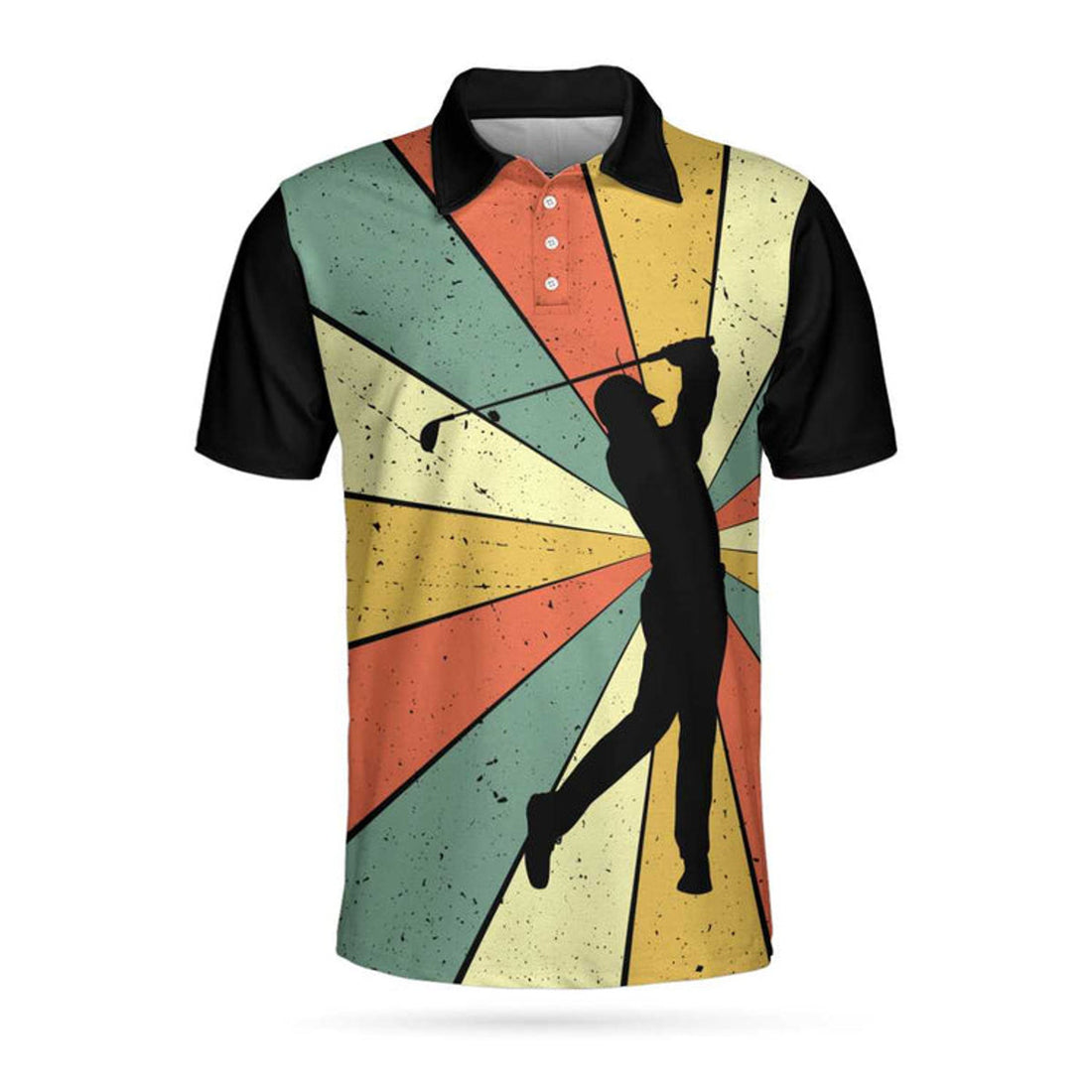 I Hate Golf Nice Shot I Love Golf Polo Shirt, Vintage Color Palette Polo Shirt, Best Golf Shirt For Men