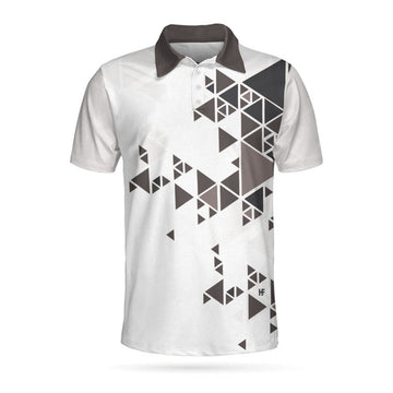 I Regard Golf As An Expensive Way Of Playing Marbles Polo Shirt, Black And White Golf Shirt For Men