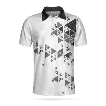 I Regard Golf As An Expensive Way Of Playing Marbles New Polo Shirt, Black And White Golf Shirt For Men