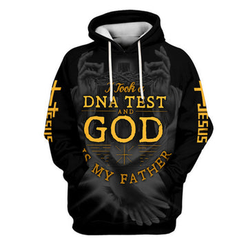 FUNSTUFFPRINT 3D I Took A Dna Test And God Is My Father 3D Hoodie and Zip Hoodie