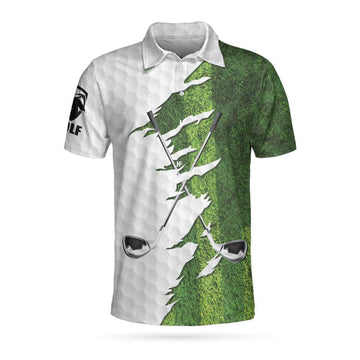 I'D Tap That Golf Polo Shirt, 3D Shirt For Golfer, Men Golf Shirt, To My Golfer Son, Dad