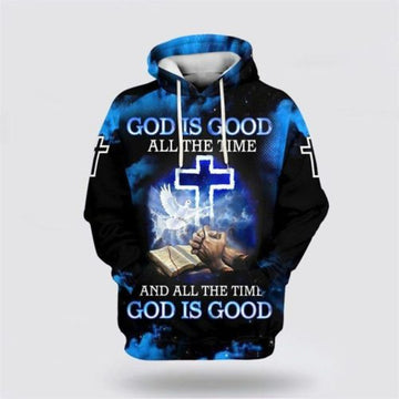 FUNSTUFFPRINT Jesus God Is Good All The Time 3D Hoodie and Zip Hoodie