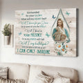 Jesus Lamb White Daisy Surrounded By Your Glory Canvas Wall Art - Jesus Canvas Pictures - Christian Wall Posters