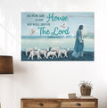 Jesus We Will Serve The Lord Canvas Wall Art - Jesus Canvas Pictures - Christian Wall Posters