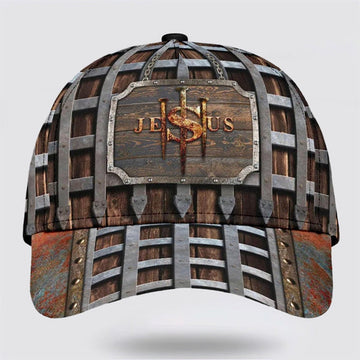 FUNSTUFFPRINT Jesus With 3 Nails Classic Hat All Over Print - Christian Hats for Men and Women