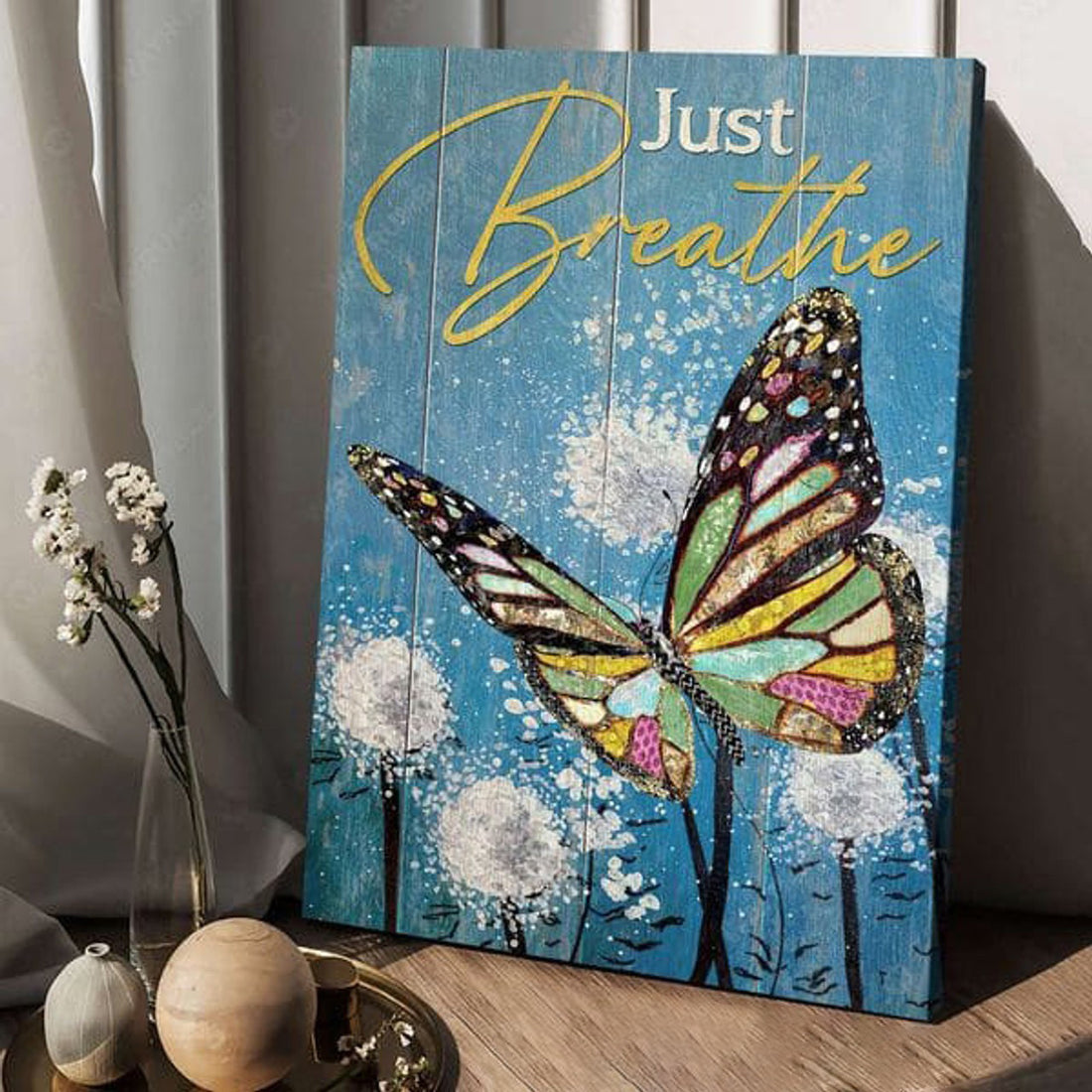 Just Breathe, Butterfly Lover, Poster Decor Poster and Canvas