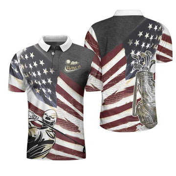 Keep Swing It American Flag Golf Club Polo Shirt, Usa Flag Polo Shirt, Best Golf Shirt For Men