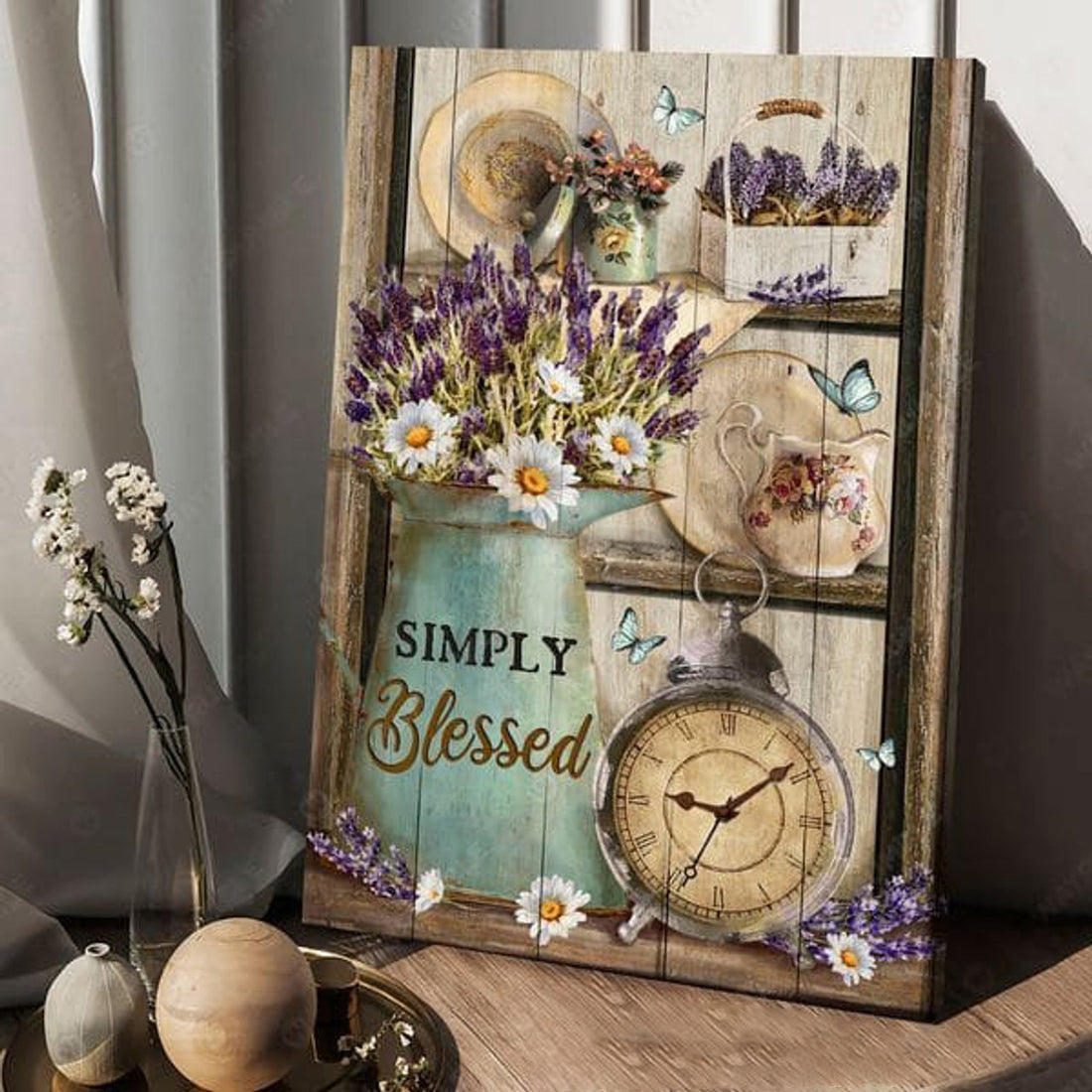Lavender Lover, Simply Bless, Wall Poster Decor Poster and Canvas