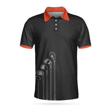Life Is Full Of Important Choices Golf Clubs Polo Shirt, Black Golfing Polo Shirt, Best Golf Shirt For Men