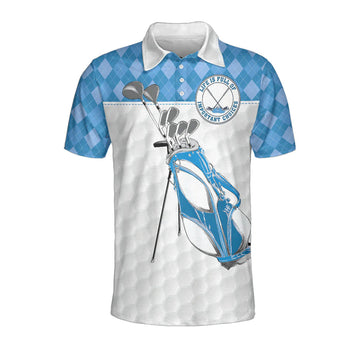 White Golf Texture Blue Argyle Pattern Men Polo Shirt, Life Is Full Of Important Choices Golf Polo Shirt, Best Golf Shirt For Male