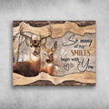 Love Poster, Deer Couple, So Many Of My Smiles, Begin With You Poster and Canvas